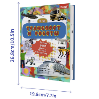 صورة كتب السمع الروسية مونتيسوري، ألعاب الأطفال ألغاز كتب تعليمية للأطفال 3 + هدايا للأطفال