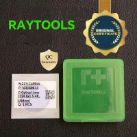 صورة Raytools عدسة ليزر الألياف 24.9x1.5 27.9x4.1 37x7 10kw 20kw Raytools حماية العدسة البصرية ويندوز عدسات واقية الليزر