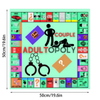 صورة لعبة طاولة Adultopoly للأزواج ، ألعاب غرف نوم للأزواج ، بطاقة العلاقة ، بطاقات المحادثة