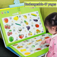 صورة آلة تعلم اللغة الإنجليزية للأطفال ، الإشارة إلى القراءة ، قراءة نقطة الصوت ، كتب الأطفال ، التعليم المبكر