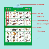 صورة نقطة لقراءة الصوت نقطة قراءة كتب الأطفال التعليم المبكر آلة أطفال تعلم اللغة الإنجليزية