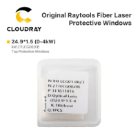صورة Cloudray-raytols الأصلي واقي من ألياف الليزر ، عدسة واقية بصرية لرأس ليزر ألياف raytols
