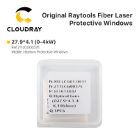 صورة Cloudray-raytols الأصلي واقي من ألياف الليزر ، عدسة واقية بصرية لرأس ليزر ألياف raytols