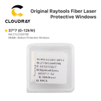 صورة Cloudray-raytols الأصلي واقي من ألياف الليزر ، عدسة واقية بصرية لرأس ليزر ألياف raytols