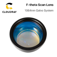 صورة F-theta عدسة المسح الميداني عدسة 1064nm 50x50 - 300x300 F63-420mm لأجزاء آلة التعليم بليزر الألياف الضوئية 1064nm YAG