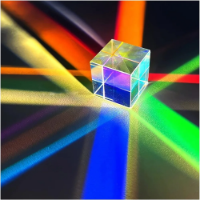 صورة مكعب تصميم ثنائي الهروين من الزجاج البصري X-cube ، المنشور ، دمج RGB ، الخائن ، هدية الطبقة التعليمية ، الفيزياء ، لعبة