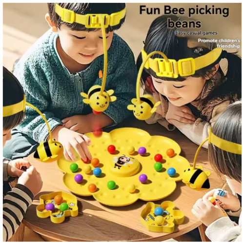 صورة ألعاب اللوحة المغناطيسية تلعثم النحل لعبة مونتيسوري فرز لغز لعبة الطاولة ألعاب الصيد ألعاب عائلية تفاعلية للأطفال والكبار