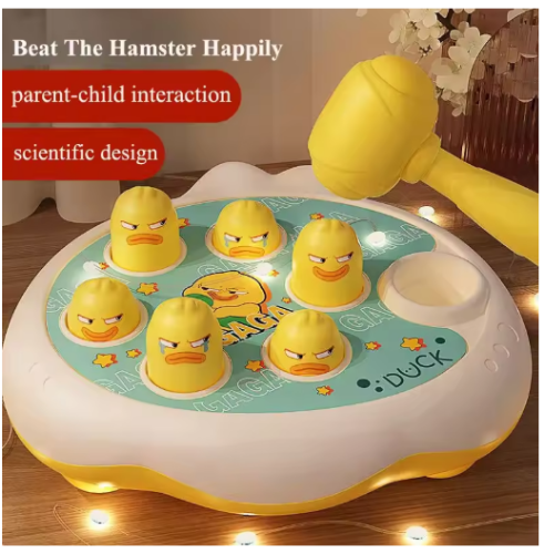 صورة لعبة تعليمية مونتيسوري للأطفال ، بطة ، ضفدع ، خنزير ، لغز تعليمي ، هدية للطفل الصغير ، صبي ، فتاة مع مطرقة ، 12-24 شهرًا