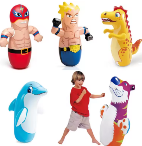 صورة ألعاب الوالدين والطفل بهلوان الملاكمة نفخ اللكم حقيبة الأولاد ألعاب رياضية ألعاب عيد الميلاد هدية عيد ميلاد للبنين بنات