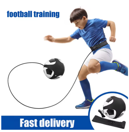 صورة حزام تدريب كرة القدم للكرة الطائرة، حزام ركل كرة القدم للأطفال البالغين، سجادة تدريب كرة القدم، معدات تدريب كرة القدم