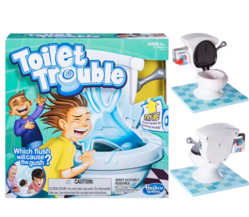صورة ألعاب لوحية ألغاز مشكلة المرحاض خدعة إبداعية مجنونة بخ المرحاض الوالدين والطفل متعددة اللاعبين التفاعلية الضغط هدية للأطفال