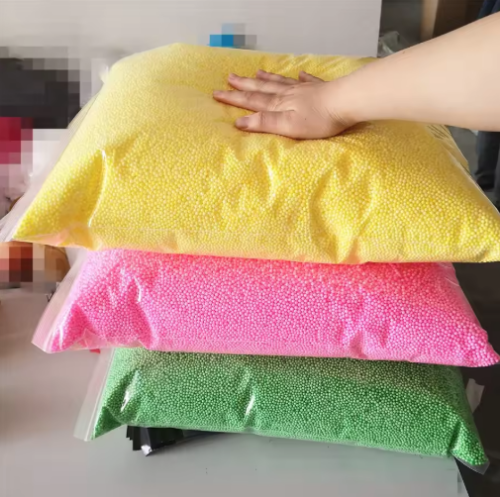 صورة 12L لتقوم بها بنفسك جزيئات الطين الثلجي اكسسوارات الوحل كرات صغيرة صغيرة رغوة الخرز لحشو الفوم لتقوم بها بنفسك لوازم 2-4 مللي متر