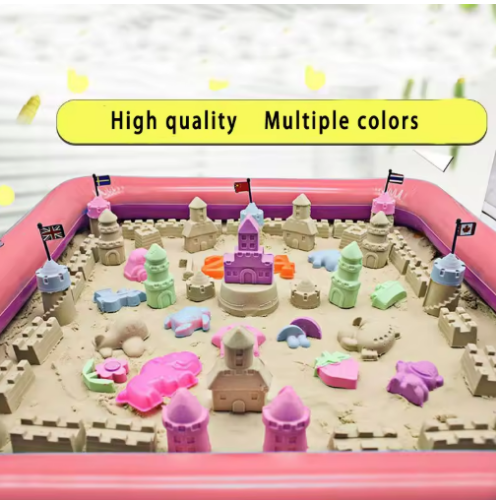 صورة طقم طين من البلاستيسين المائي السحري ، رمال بطيئة الحركة ، مونتيسوري ، لعب سحابي ديناميكي للأطفال ، ألعاب أطفال ، 3 ، 5 ، 7 ، 10 سنوات