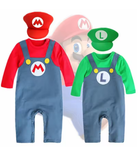 صورة بدلة أطفال أولادي بغطاء للرأس من الرسوم المتحركة للأخريف والشتاء، قسم رفيع من الصوف بأكمام طويلة، زي للحفلات والعطلات باللون الأحمر