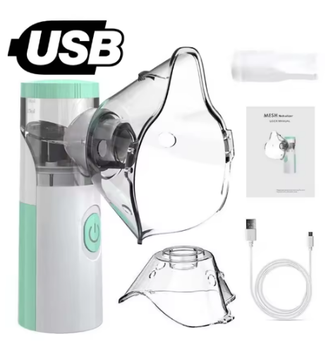 صورة الطبية الصامتة شبكة البخاخات يده الربو الاستنشاق البخاخة الأطفال الرعاية الصحية البخاخات المحمولة الصغيرة المرطب