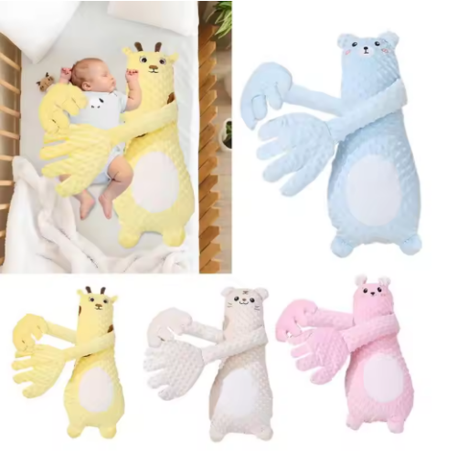 صورة جديد الطفل النوم الربت دمية المزاج مهدئا وسادة اليد لعبة الكهربائية الطفل وسادة اليد مهدئا النخيل الربت لعبة للطفل