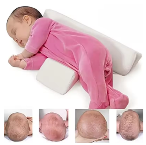 صورة وسادة نوم جانبية للأطفال حديثي الولادة ، حماية رأس الرضع ، حليب مانع للبصق ، وسادة سفر ، وسادة إسفين